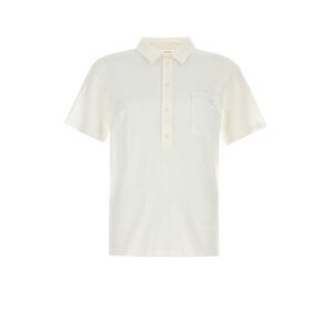 GIMAGUAS Men's Short Sleeve Polo Shirt with Chest Pocket Men WHITE T-Shirts